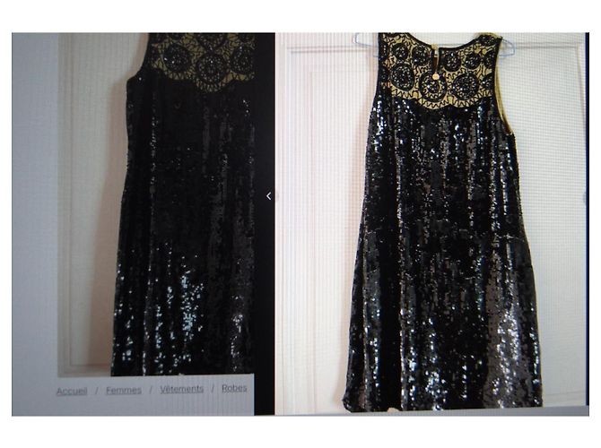 Abito Liu.Jo con paillettes nero - vista 3