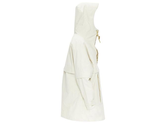 Gucci North Face Leichte Beigefarbene Nylon Windbreaker Anorak Pullover Jacke S - Ansicht 4