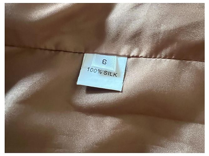 Chaqueta Dolce & Gabbana de seda marrón Castaño - vista 4