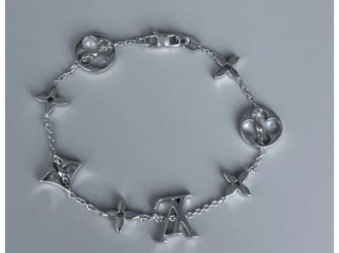 Bracciale Louis Vuitton Blossom Oro Bianco - vista 2