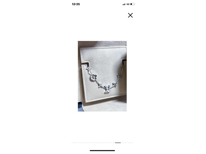 Bracciale Louis Vuitton Blossom Oro Bianco - vista 7