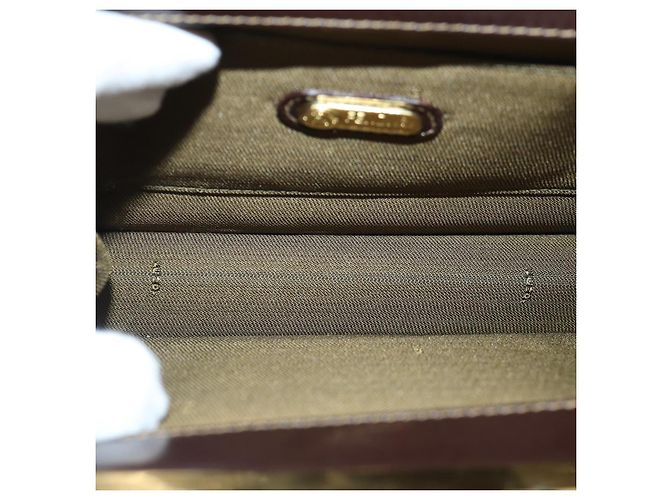 Borsa a mano in tela Zucca FENDI oro nero marrone Auth yk14520A D'oro - vista 10