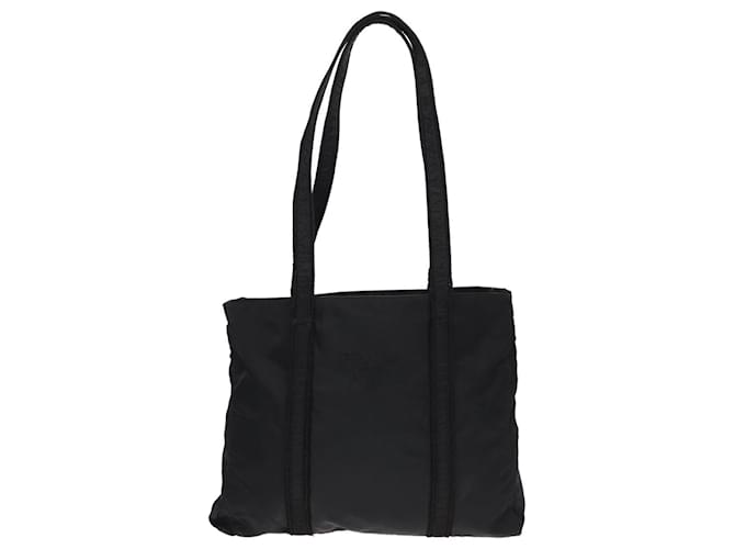 PRADA Borsa Tote Nylon Argento Nero Auth bs17886 - vista 13
