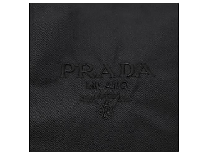 PRADA Borsa Tote Nylon Argento Nero Auth bs17886 - vista 18