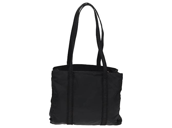 PRADA Borsa Tote Nylon Argento Nero Auth bs17886 - vista 2