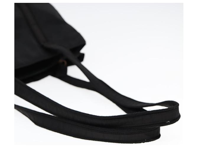 PRADA Borsa Tote Nylon Argento Nero Auth bs17886 - vista 7