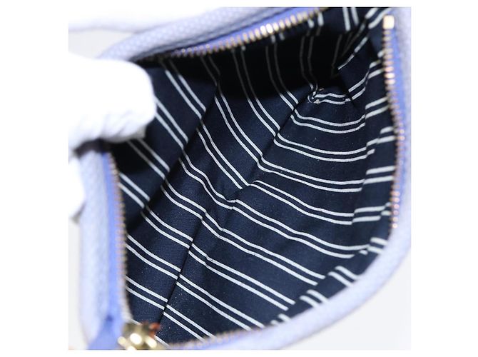 LOUIS VUITTON Antigua Pochette Platt PM Pouch Blu M40070 LV Auth th5273 - vista 11