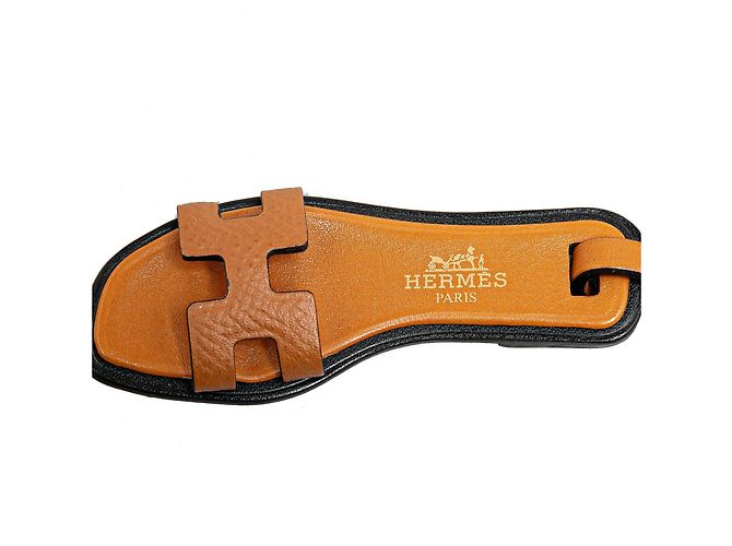 Llave de bolso Hermès Oran Nano marrón Castaño - vista 3