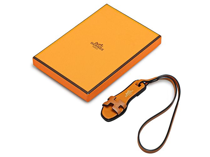 Llave de bolso Hermès Oran Nano marrón Castaño - vista 5