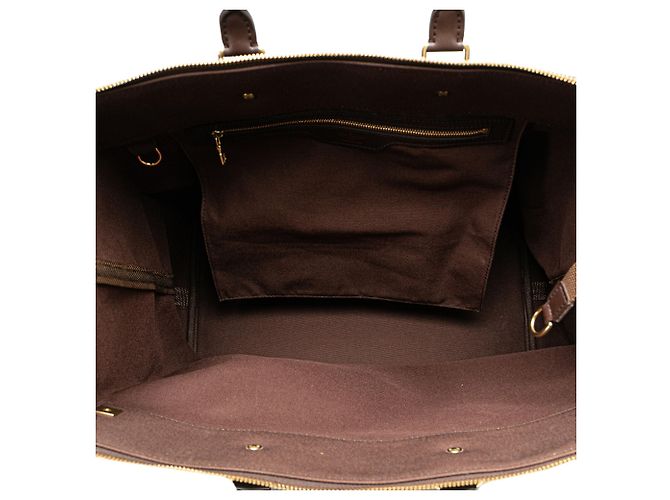 Borsa da viaggio PM Greenwich Damier Ebene Louis Vuitton marrone - vista 4
