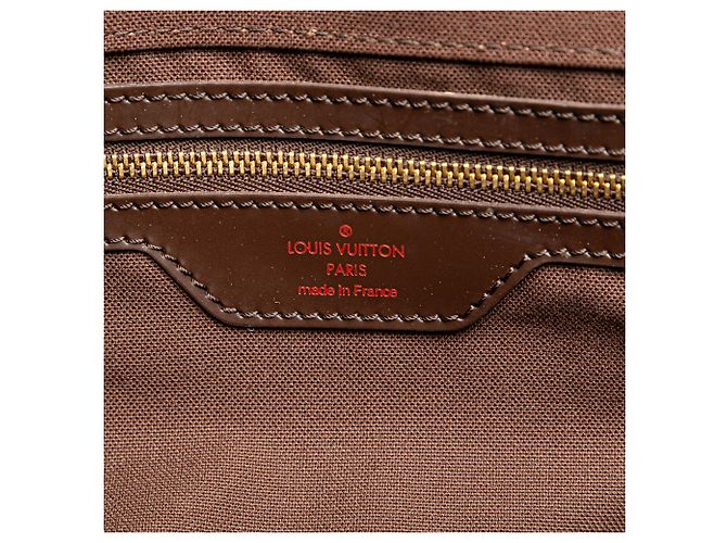 Borsa da viaggio PM Greenwich Damier Ebene Louis Vuitton marrone - vista 5