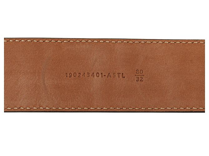 Brauner Fendi Zucca Leder F ist Fendi Gürtel - Ansicht 6