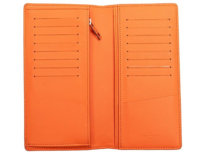 Cartera Aerogram Brazza Louis Vuitton naranja - vista 5