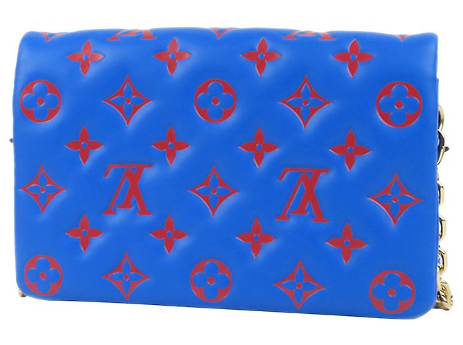 Borse LOUIS VUITTON T. Pelle Blu - vista 3