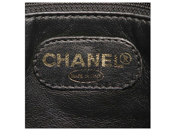 Borsa tote Chanel in pelle caviar nera Nero - vista 7