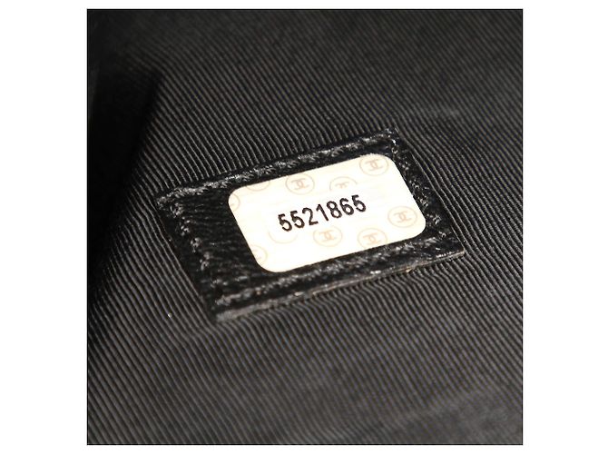 Borsa tote Chanel in pelle caviar nera Nero - vista 8