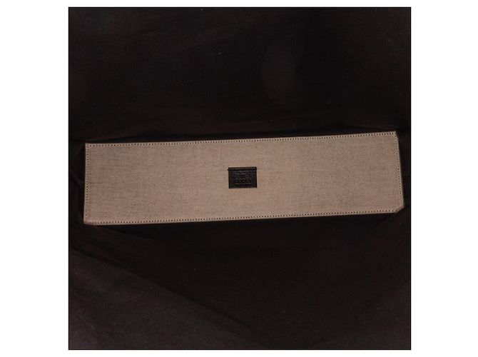 Borsa tote in cotone nero Gucci con stampa logo Medium - vista 6