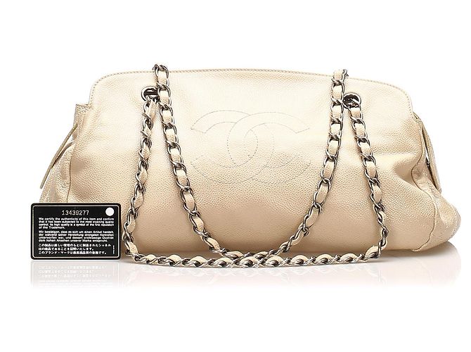 CHANEL Handtaschen T. Leder Weiß - Ansicht 2