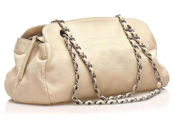 CHANEL Handtaschen T. Leder Weiß - Ansicht 3