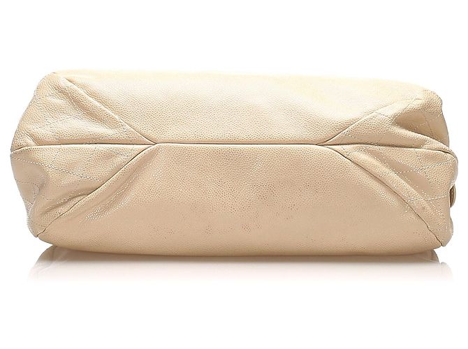 CHANEL Handtaschen T. Leder Weiß - Ansicht 5