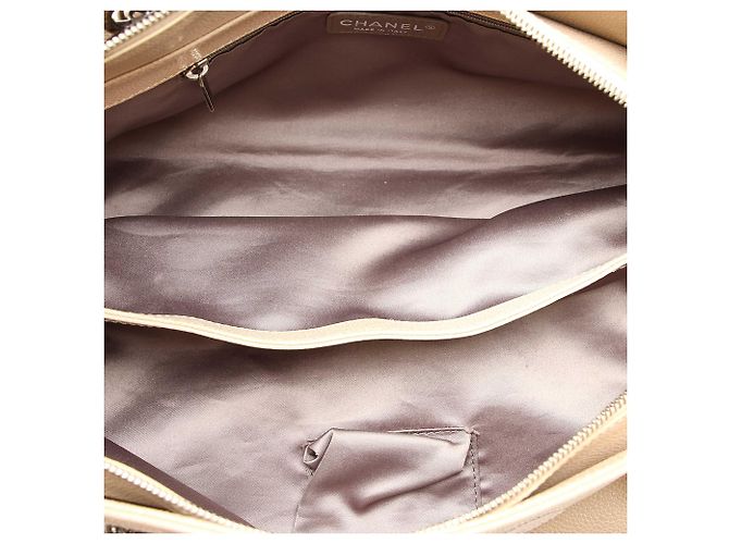 CHANEL Handtaschen T. Leder Weiß - Ansicht 6