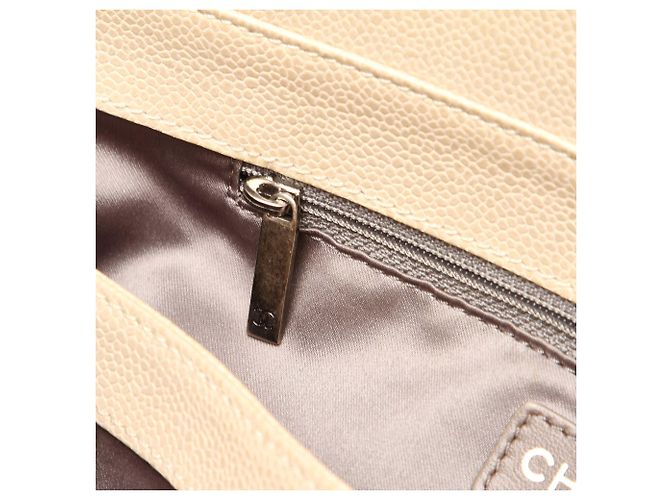 CHANEL Handtaschen T. Leder Weiß - Ansicht 9