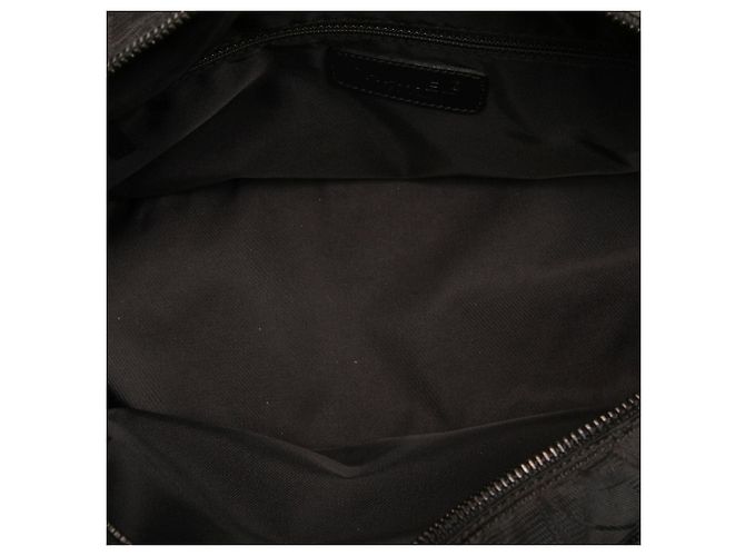 Black Chanel New Travel Line Canvas Handbag Bag - view 6
