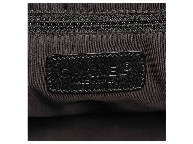 Black Chanel New Travel Line Canvas Handbag Bag - view 7