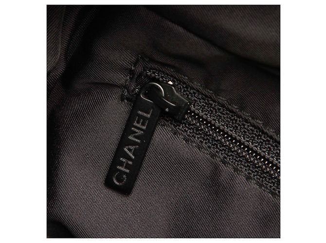 Black Chanel New Travel Line Canvas Handbag Bag - view 9