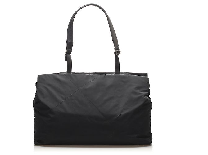 Salvatore Ferragamo Borsa tote in nylon nero Ferragamo - vista 3