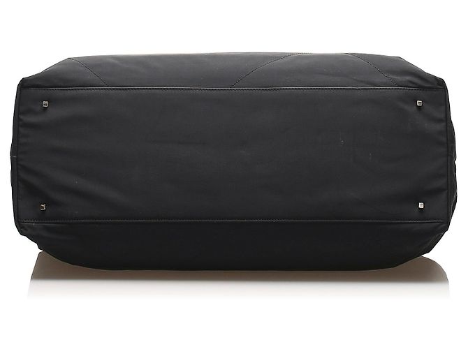 Salvatore Ferragamo Borsa tote in nylon nero Ferragamo - vista 4