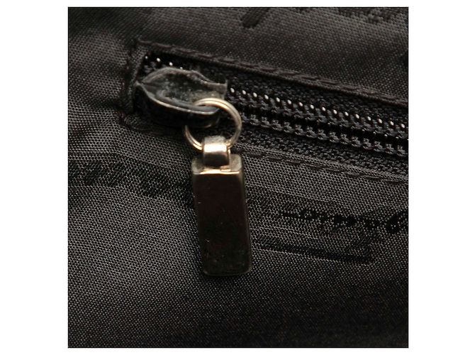 Salvatore Ferragamo Borsa tote in nylon nero Ferragamo - vista 8