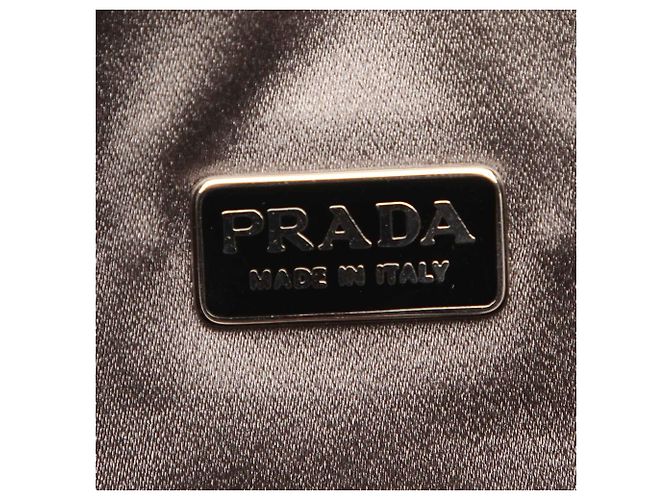 Tote PRADA Handtaschen T. Stoff Grau - Ansicht 6