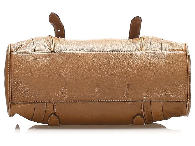 Borse BURBERRY T. Pelle Marrone - vista 4