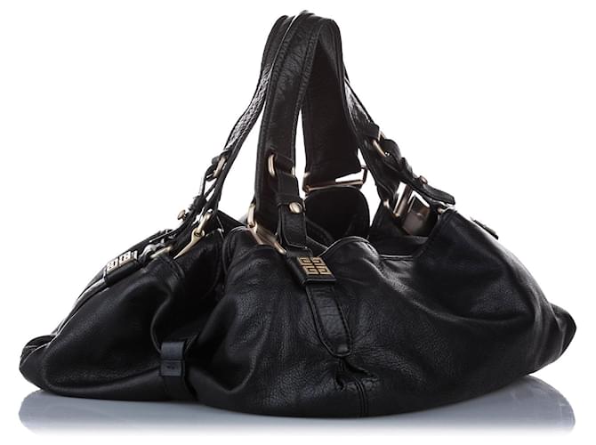 Schwarze Givenchy Lederhandtasche - Ansicht 2
