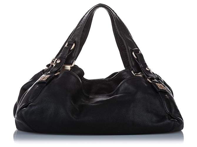 Schwarze Givenchy Lederhandtasche - Ansicht 4