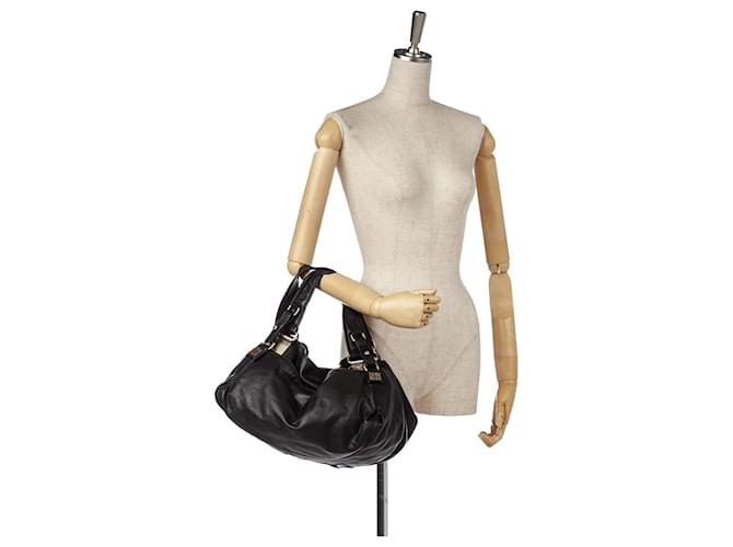 Schwarze Givenchy Lederhandtasche - Ansicht 7