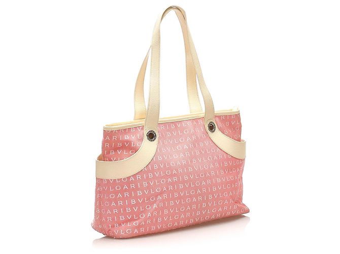 Bulgari Pink Bvlgari Logomania Canvas Tote Bag - Ansicht 2