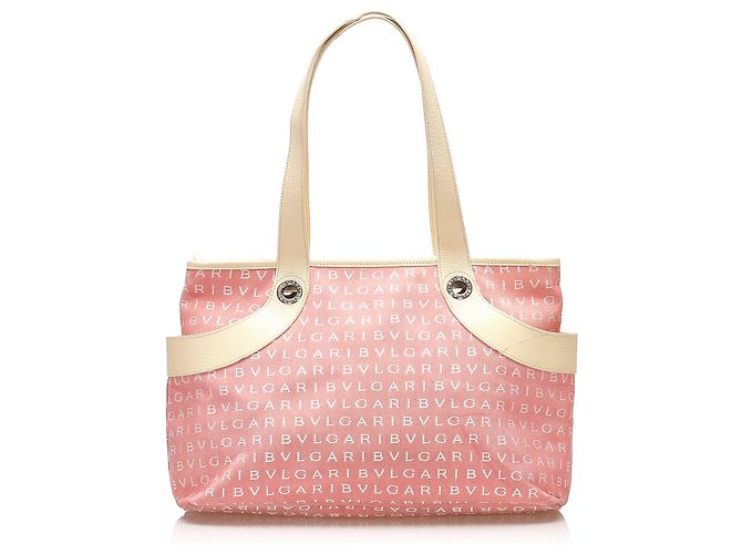 Bulgari Pink Bvlgari Logomania Canvas Tote Bag - Ansicht 3