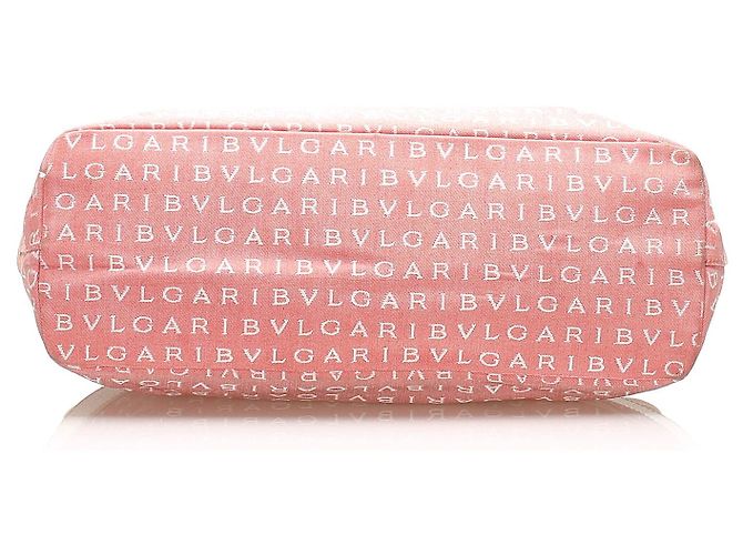 Bulgari Pink Bvlgari Logomania Canvas Tote Bag - Ansicht 4