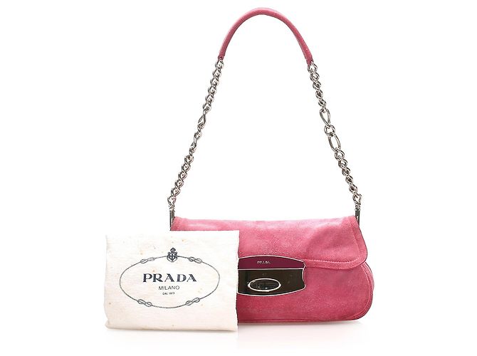PRADA Handtaschen T. Leder Pink - Ansicht 2