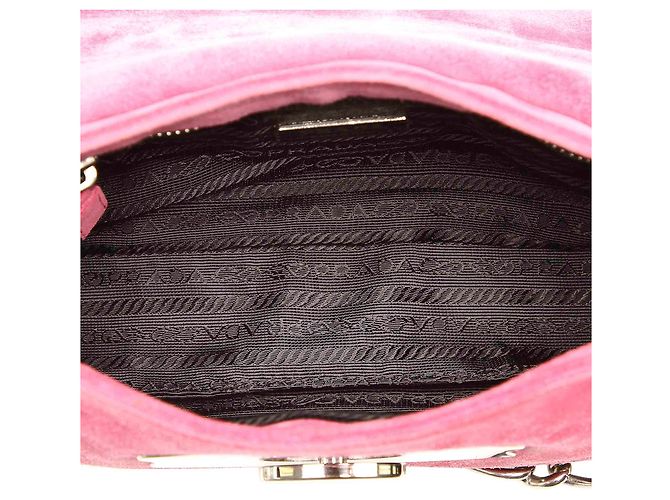 PRADA Handtaschen T. Leder Pink - Ansicht 6