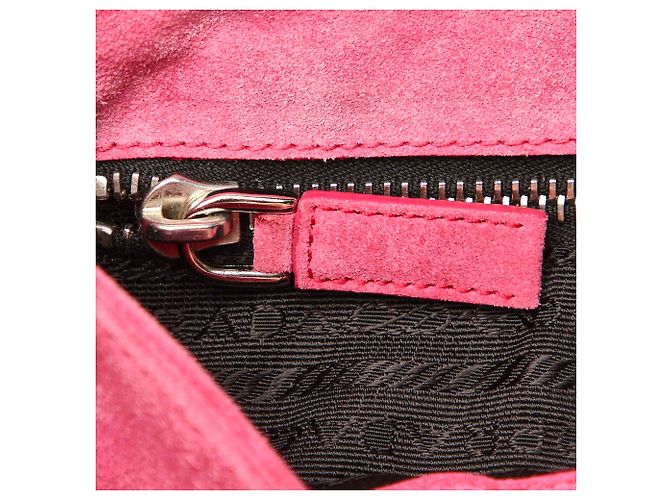 PRADA Handtaschen T. Leder Pink - Ansicht 8