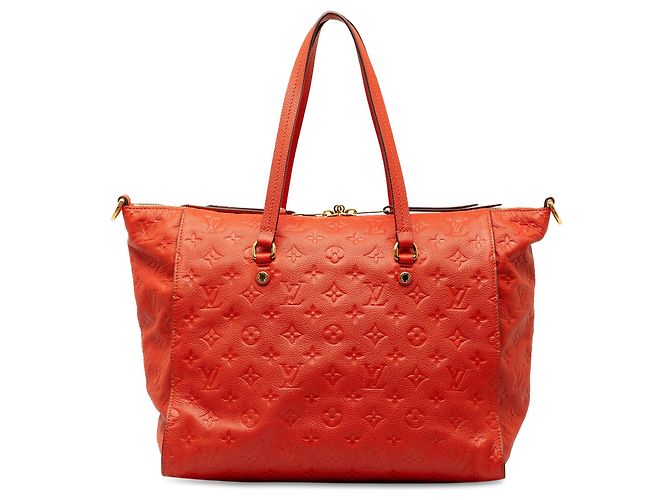 Borsa PM Lumineuse in Monogram Empreinte rossa di Louis Vuitton Rosso - vista 3