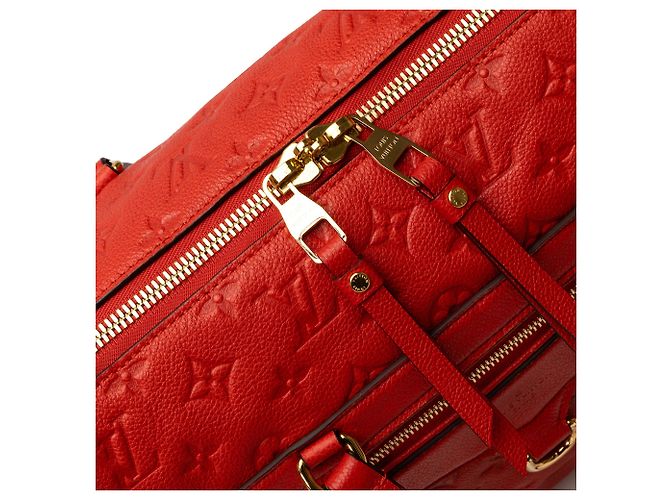Borsa PM Lumineuse in Monogram Empreinte rossa di Louis Vuitton Rosso - vista 8