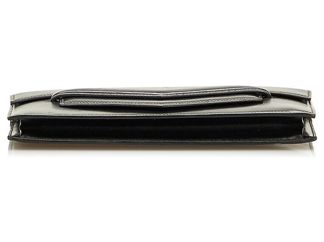 Faco Hermès Borse a mano HERMES T. Pelle Nero - vista 4