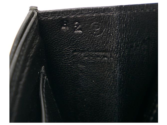 Faco Hermès Borse a mano HERMES T. Pelle Nero - vista 7