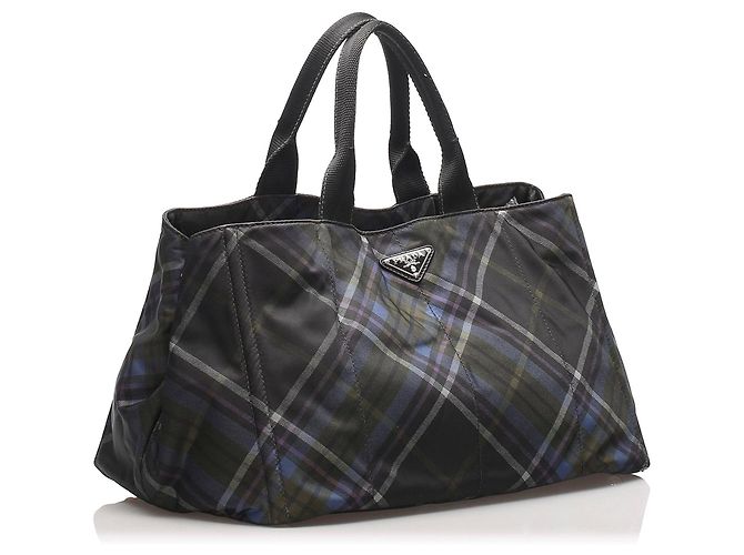 Schwarze Prada Stampato Handtasche - Ansicht 3