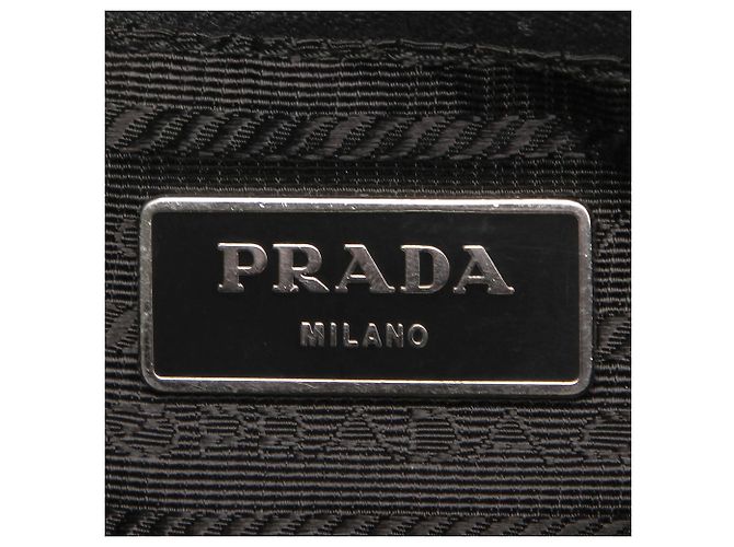 Schwarze Prada Stampato Handtasche - Ansicht 7