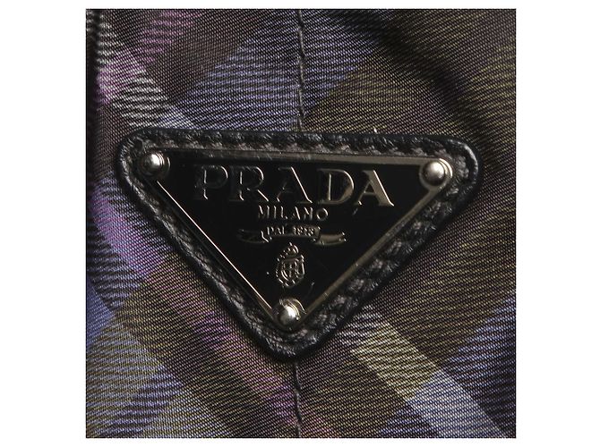 Schwarze Prada Stampato Handtasche - Ansicht 9
